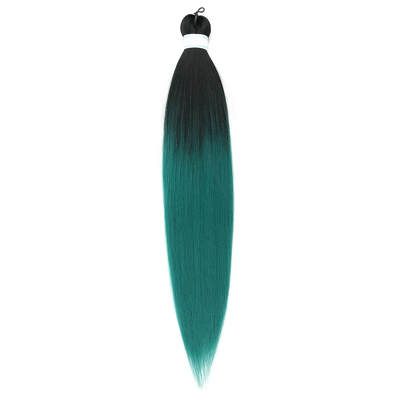 Green Color Easy Jumbo Braid Hair Long Braids Extensions Texture Synthetic 26inch 90g Woman's Pre Stretched |