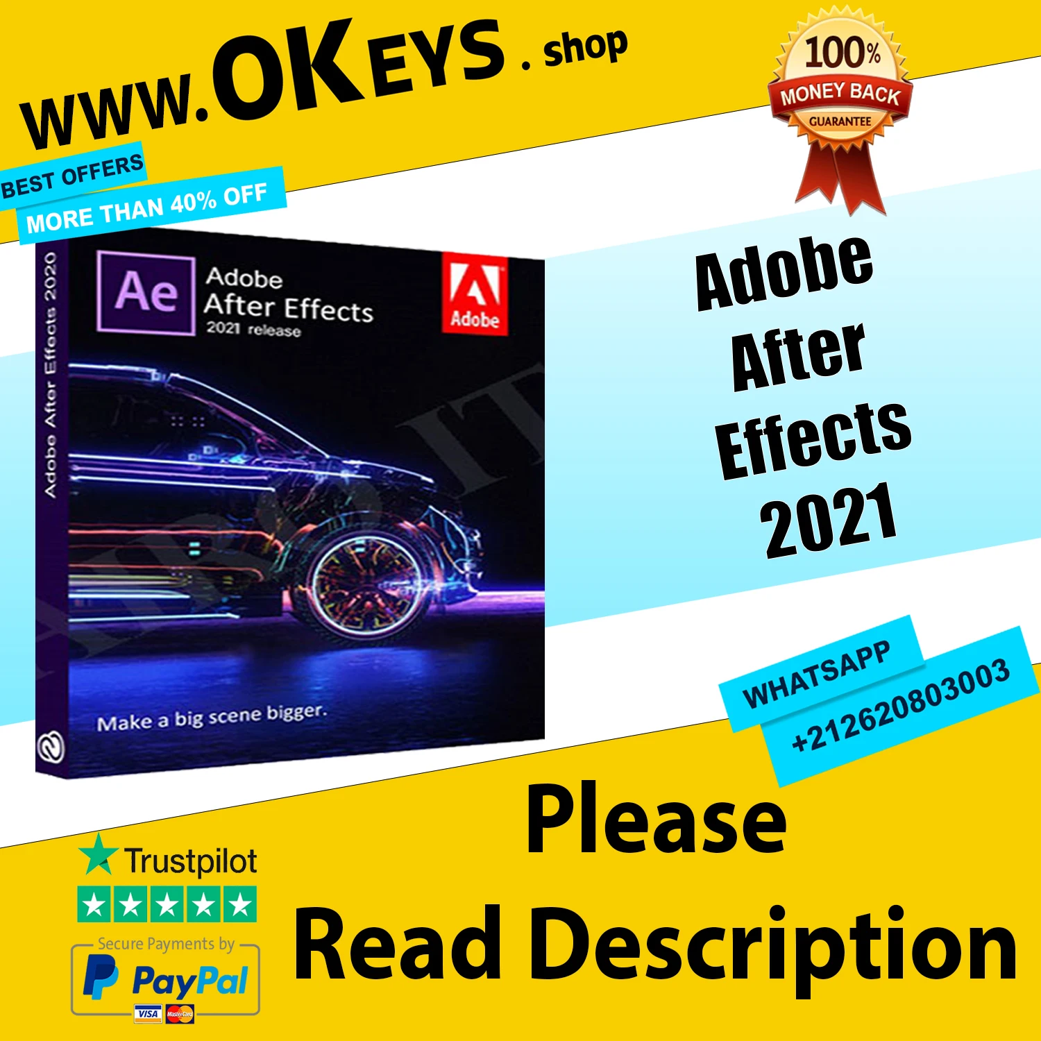

{Adobe After Effects 2021 ✔ Lifetime ✔ Windows ✔ Full Version✔️Fast shipping ✔}