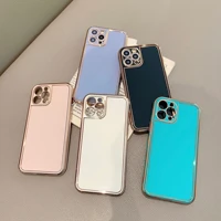 cute electroplated love heart lanyard case for iphone 11 12 13 pro max xs xr x 7 8 plus mini se 2 cord rope necklace strap cover