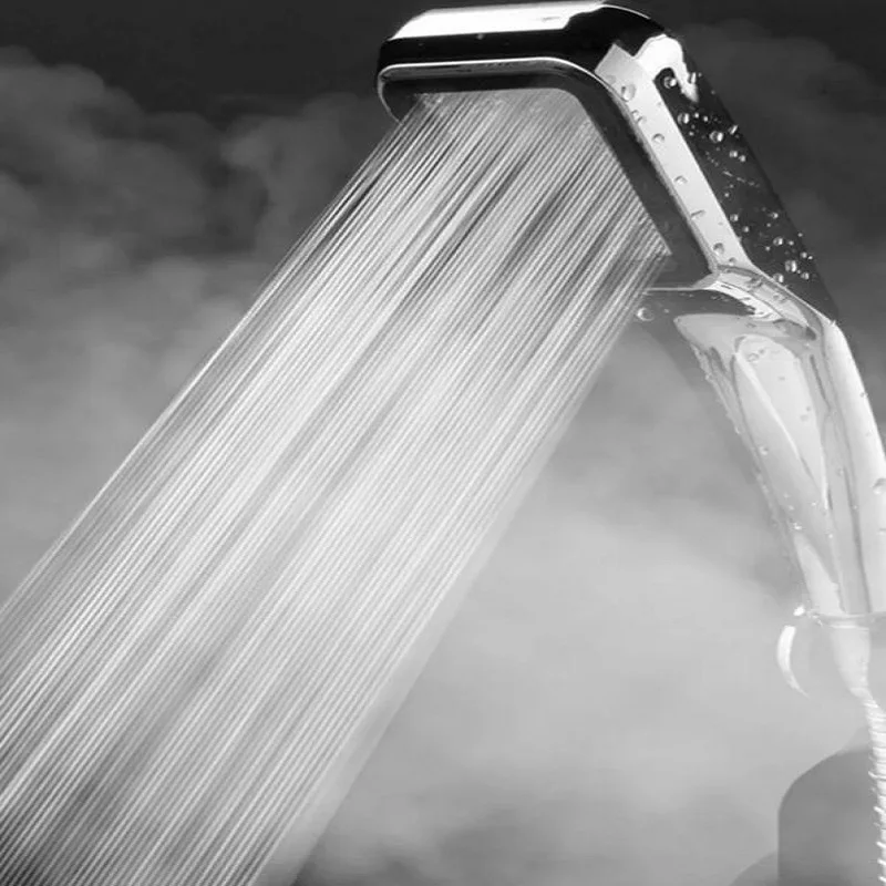 Лейка для душа хромированная с одним режимом 300 микроточек |
