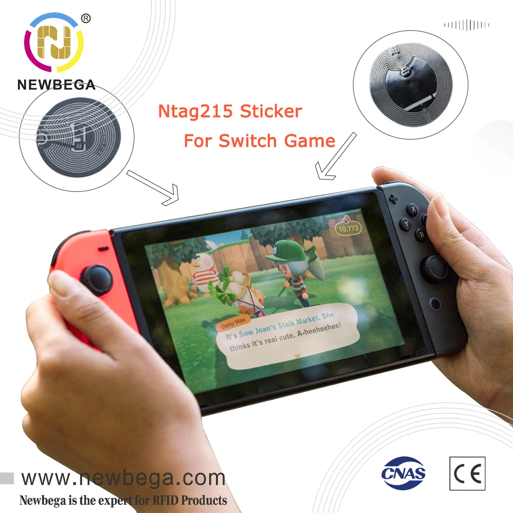 Наклейка Ntag215 для Nintendo Switch Lite 13 56 МГц NFC | Безопасность и защита