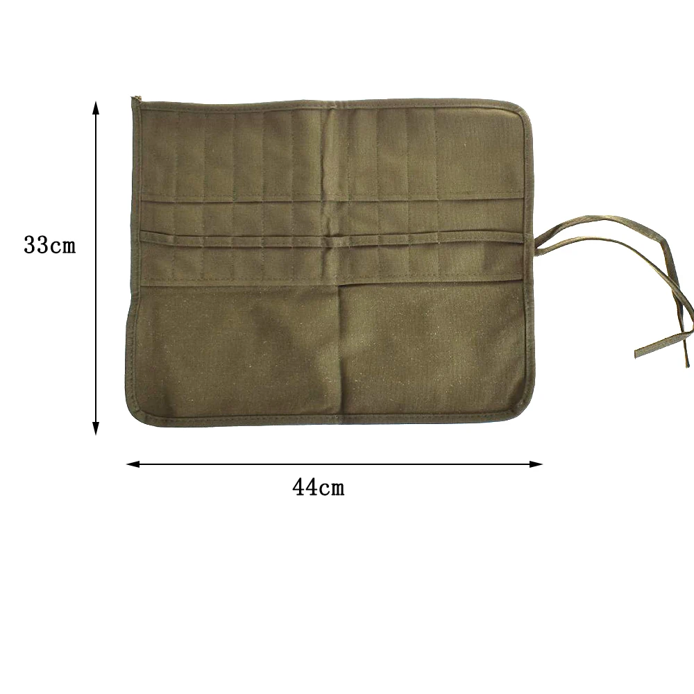 

Roll Up Canvas Paint Brush Storage Case High-grade Canvas oil Pencil Bag Stationery For Watercolor Oil Acyrlic