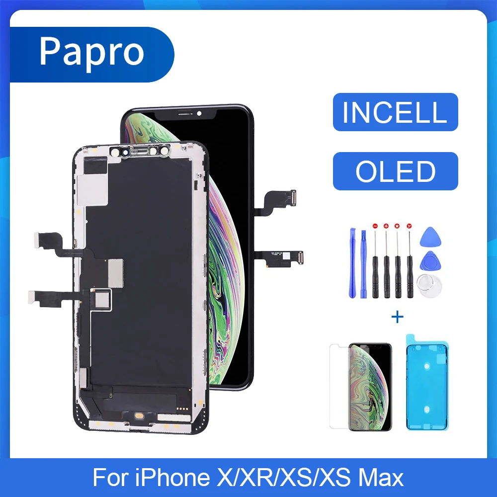 AAA +++ для iPhone X XR XS Max с OEM 3D Force сенсорный дигитайзер в сборе ЖК-экран замена