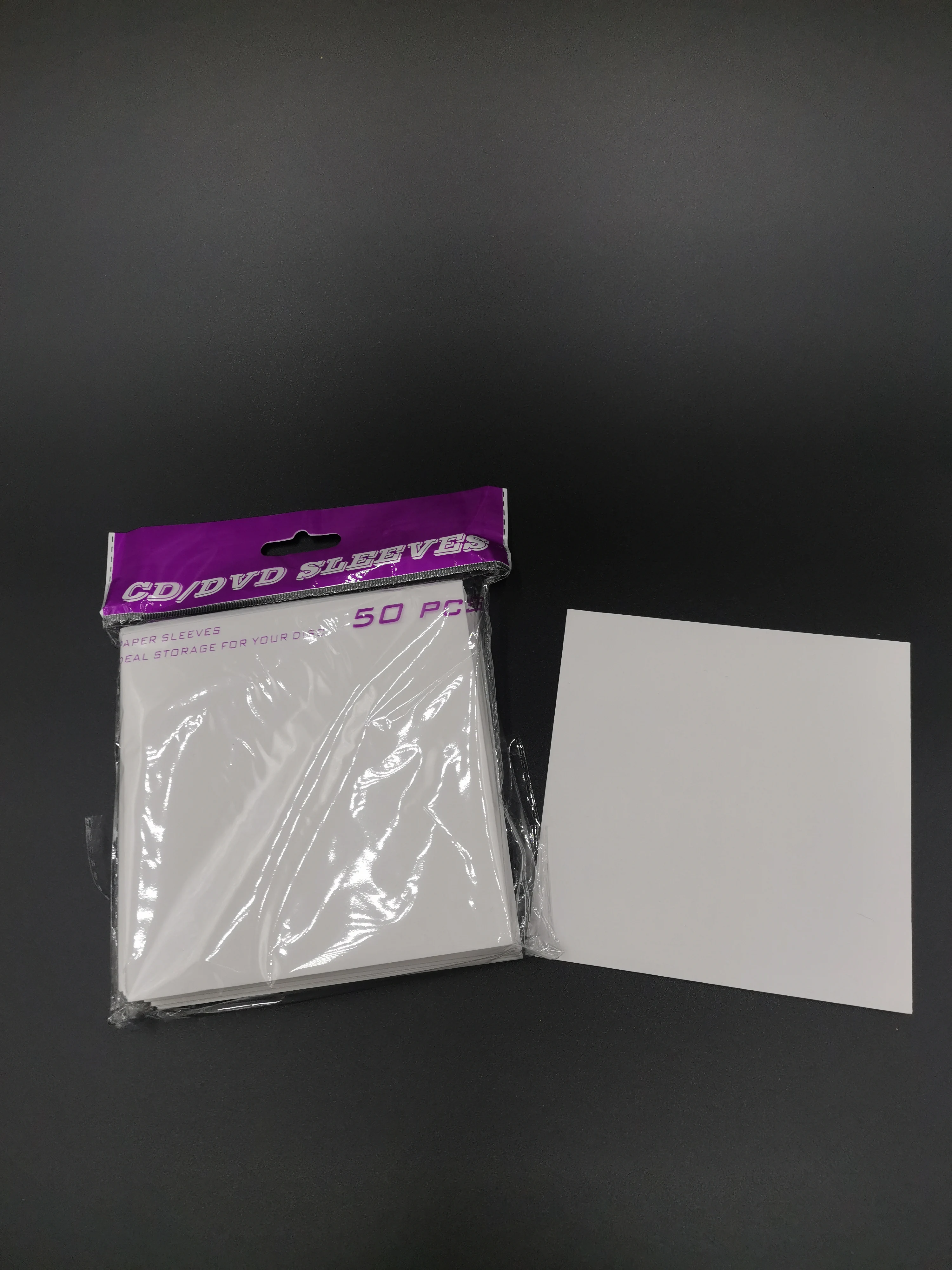 Envelope paper for CD/DVD/Blu-ray discs white without window storage packing | CD Bags &amp Cases