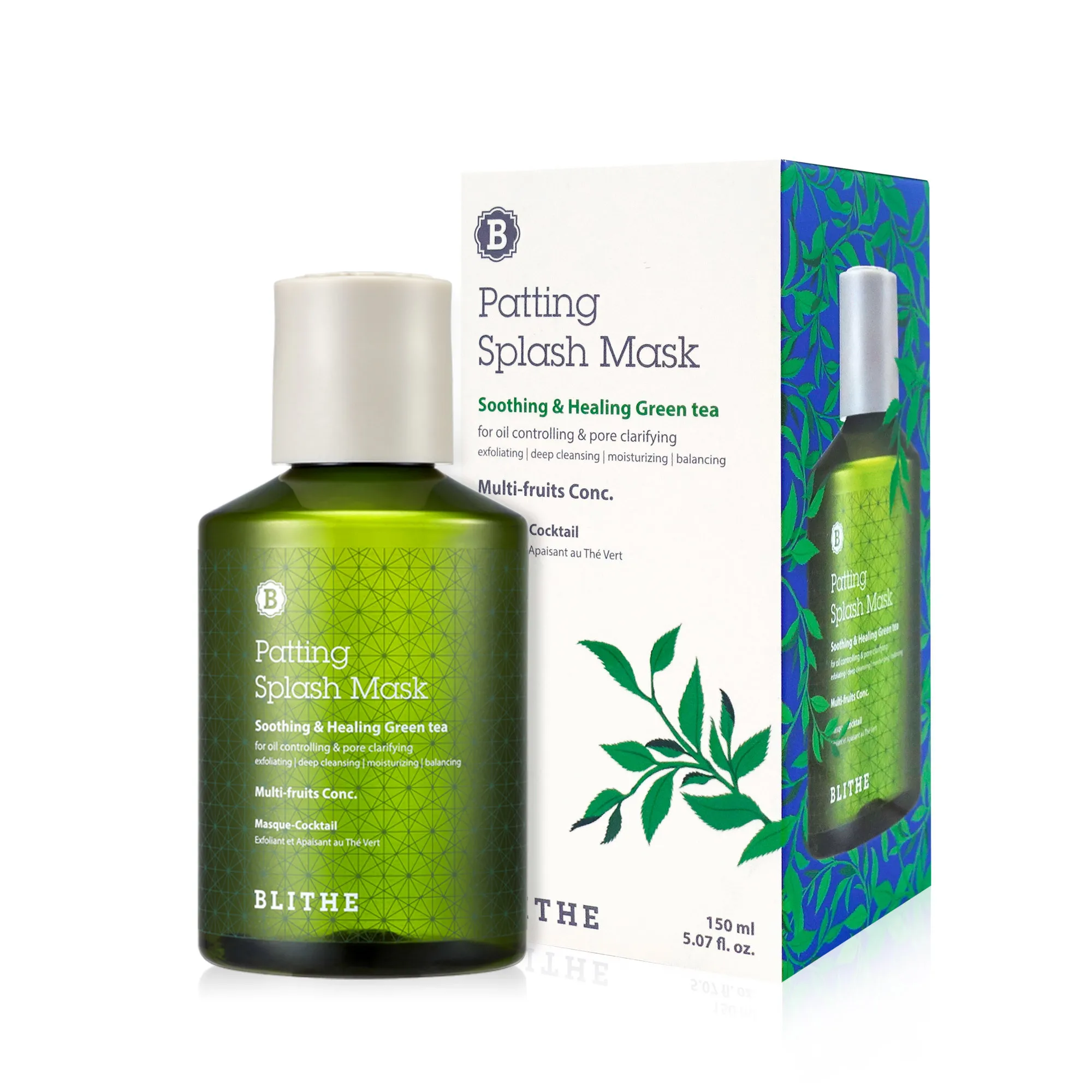 Blithe Soothing&ampHealing Green Tea Splash Mask Сплэш-маска для восстановления |