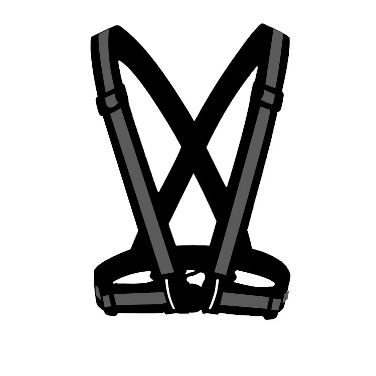 

Cycling Safety Reflective Vest Highlight Reflective Straps Night Work Security Running High Visibility Reflective Safety Jacket