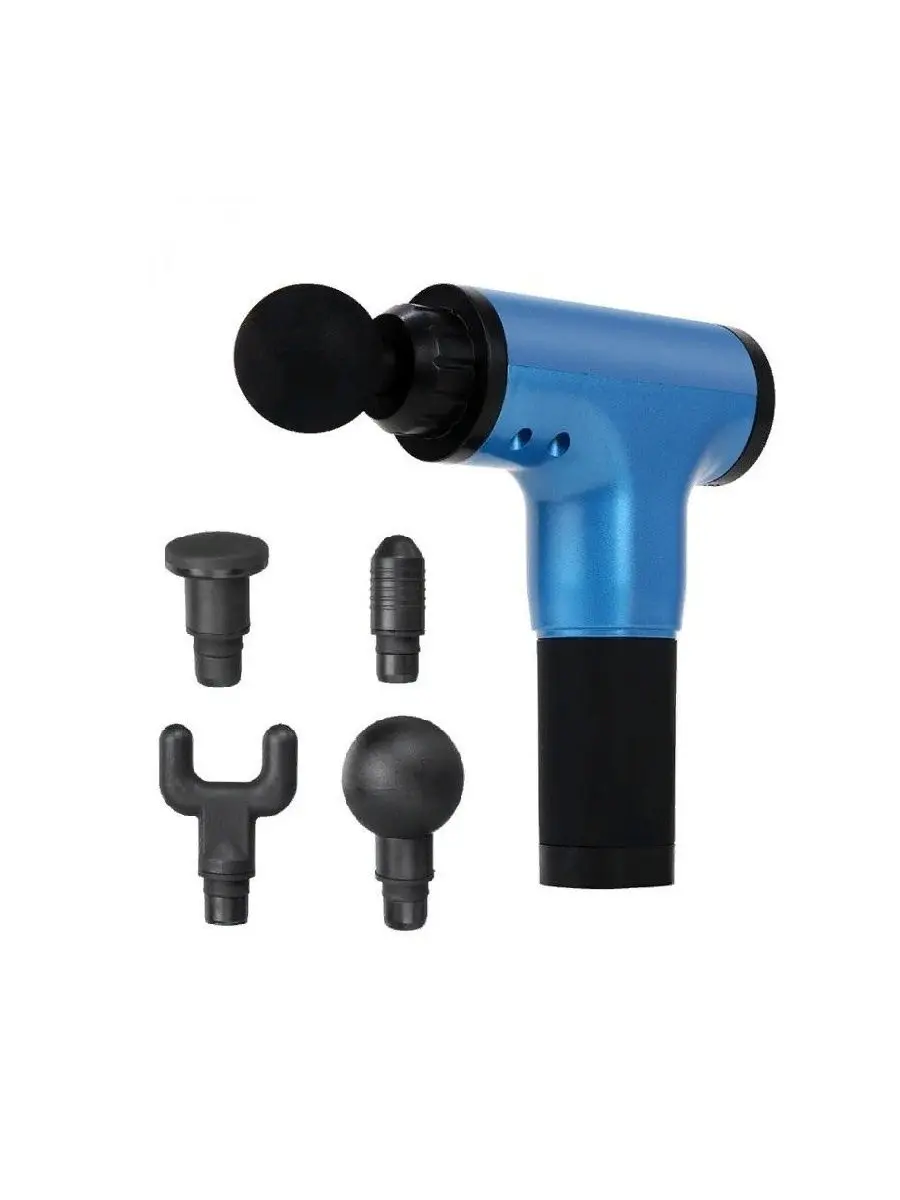 Массажный ударный пистолет (Цвет: Красны |