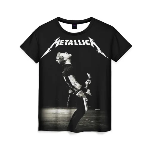 Женская футболка 3D Metallica | одежда