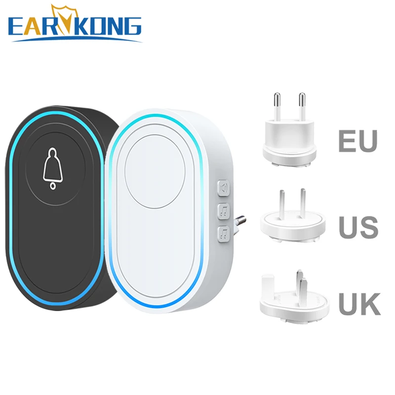 Беспроводной дверной звонок с сиреной 433 МГц совместим нашей системой