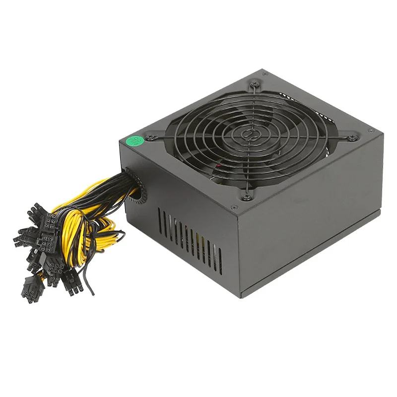 2000W 2400W 2600W ATX ETH Mining Power Supply Bitcoin 160V-240V 95% Efficiency Supports 8 Card Platform 10 6P Ports 4U Single | Компьютеры