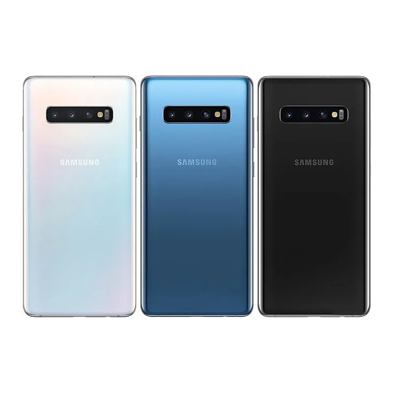 samsung galaxy s10 s10 plus g975uu1 6 4 refurbished 8gb ram 128gb rom unlocked cell phone single sim android smartphone free global shipping