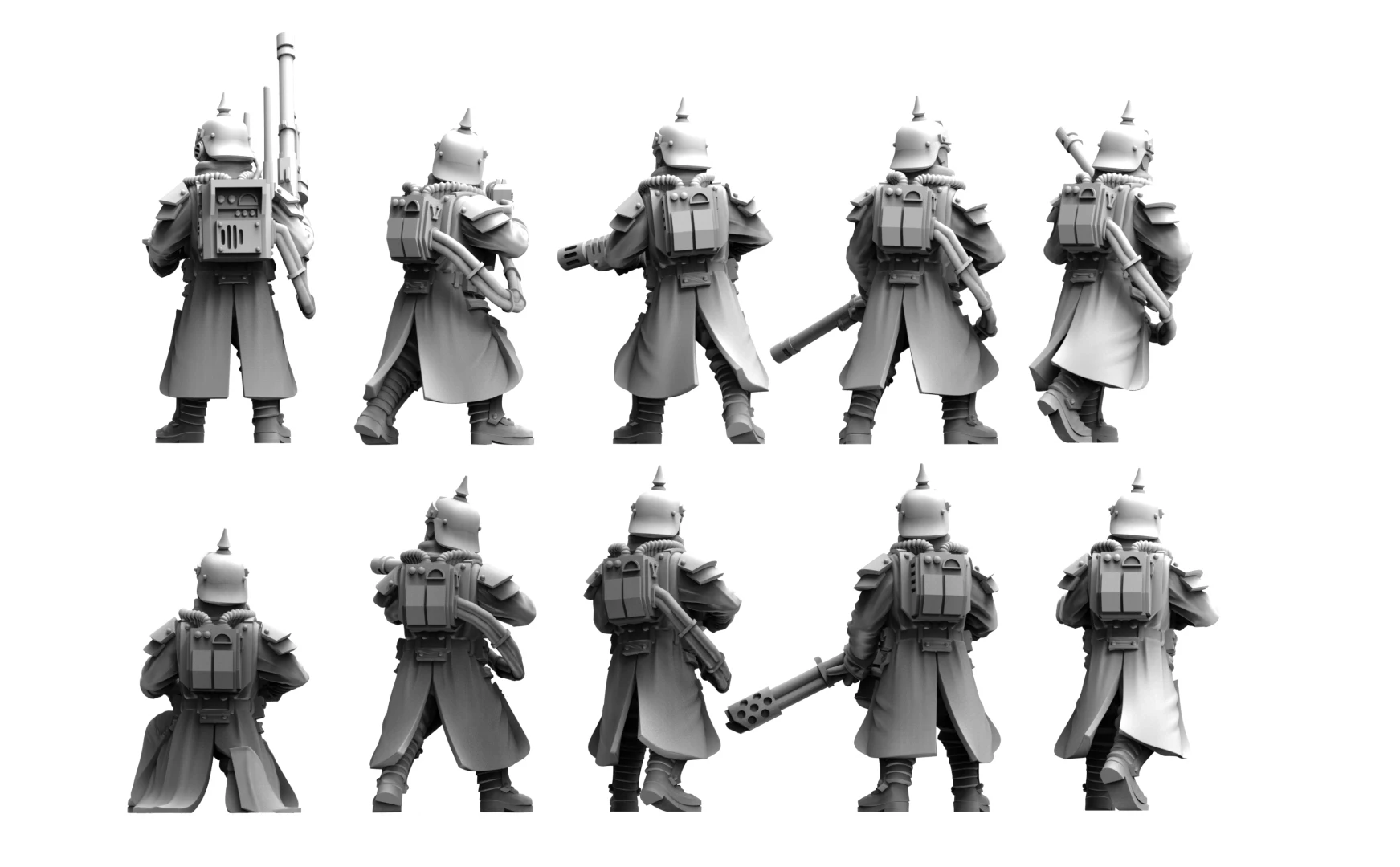 32mm Warhammer40K Death Korps of Krieg Shock Infantry