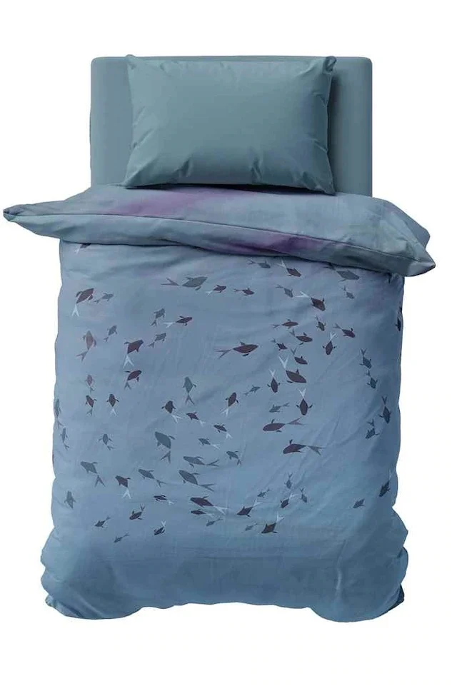 

Scrub 100 Cotton Single Duvet Cover Set Fish 337466200