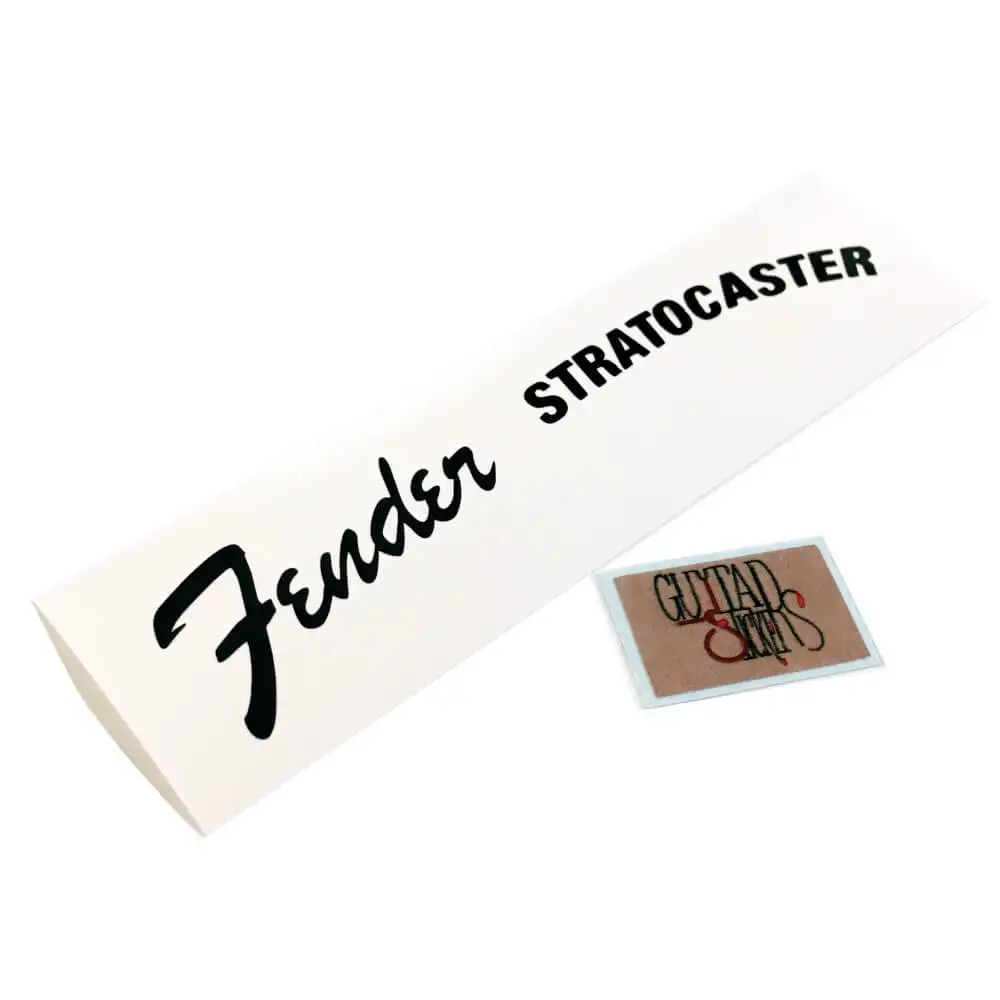 Виниловая наклейка на голову грифа гитары &quotFender Stratocaster (винил)&quot |