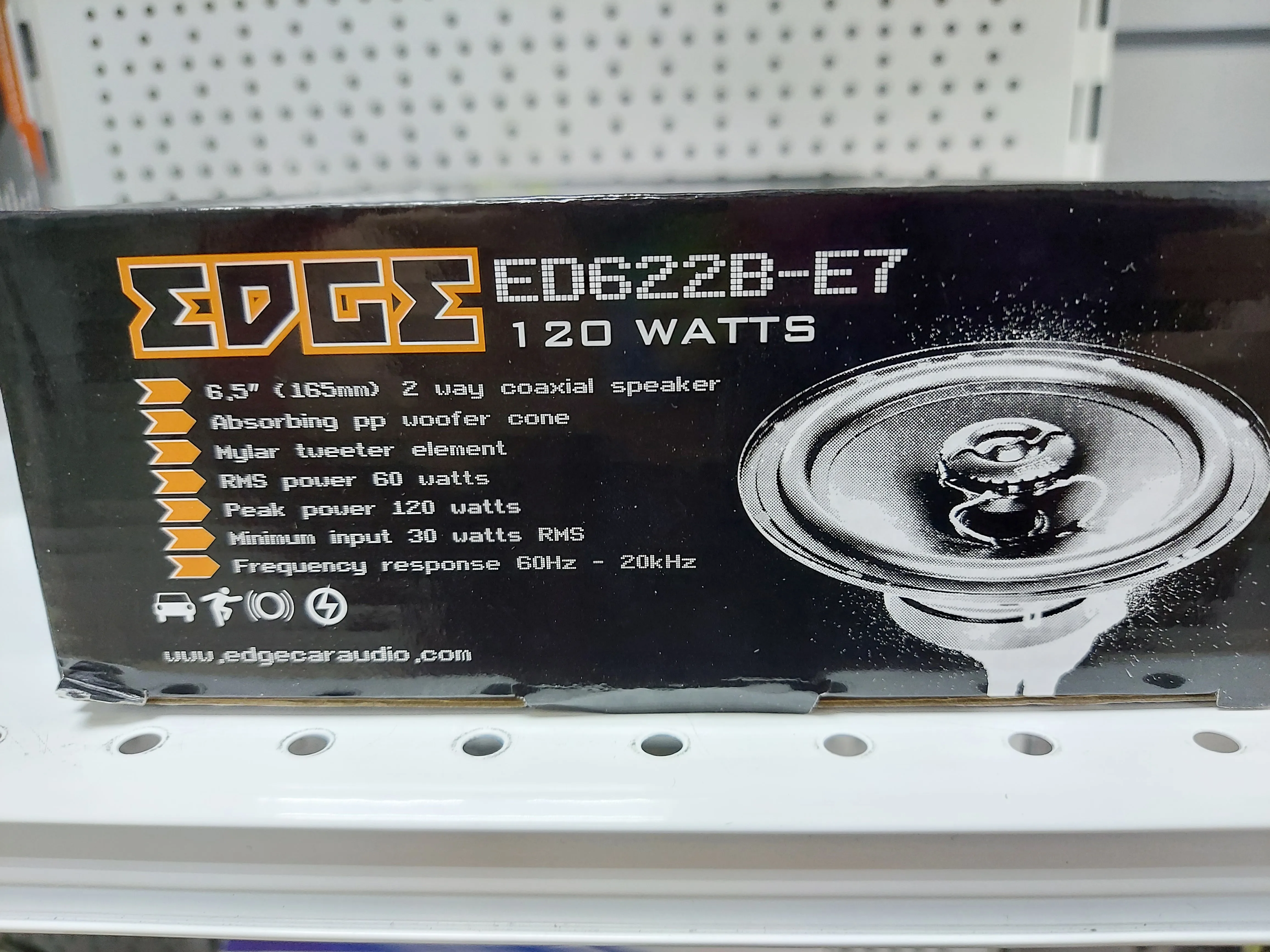Coaxial car speakers edge ed622b-e7 16 cm pair |