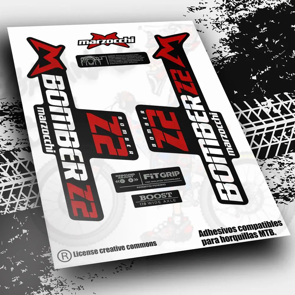 Совместимые стикеры marzeyes BOMBER Z2 PB48 Стикеры для горного велосипеда Аксессуары