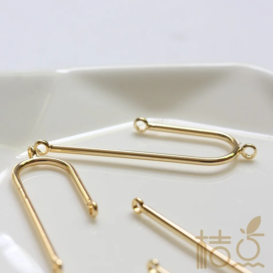 

2 Pieces Premium Plated Earring Findings - 41x12mm (4253C)
