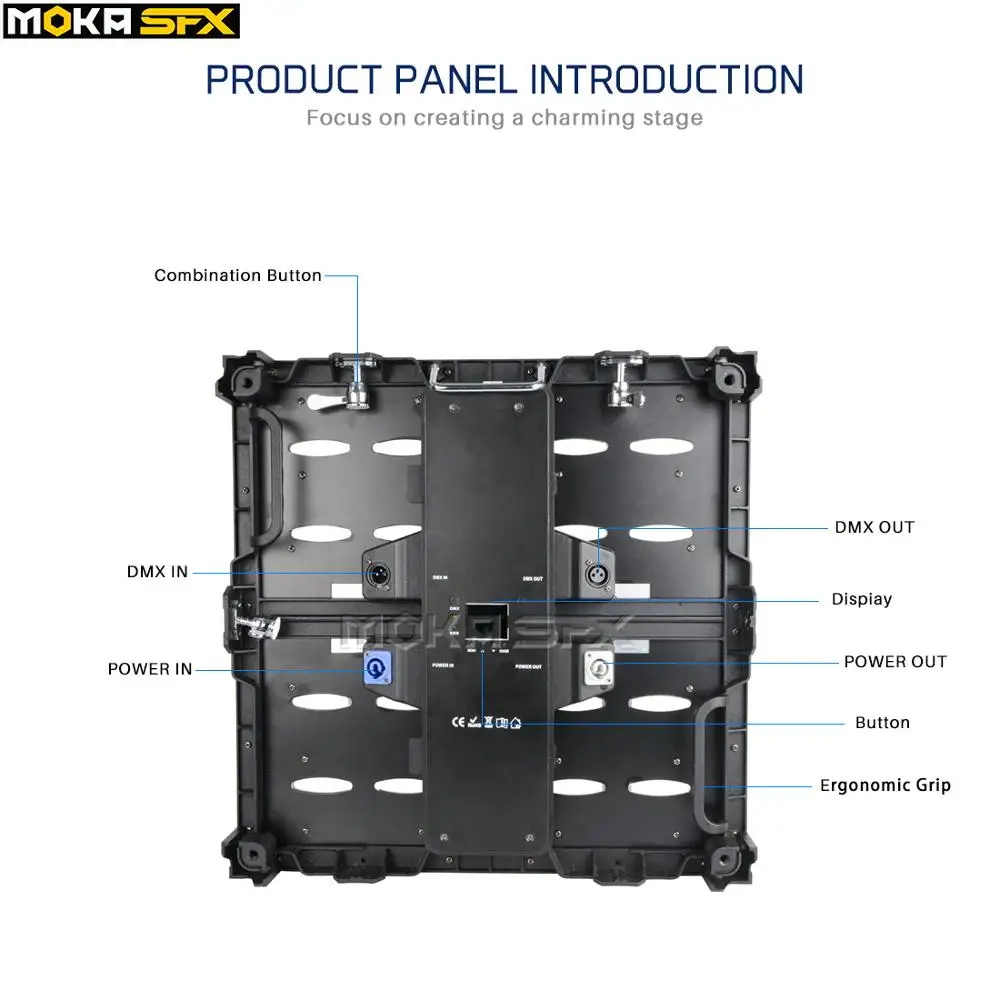 36x3W матричный светильник сценический светодиодный Par Pixel Panel RGBW 4in1 Control Dj вечерние