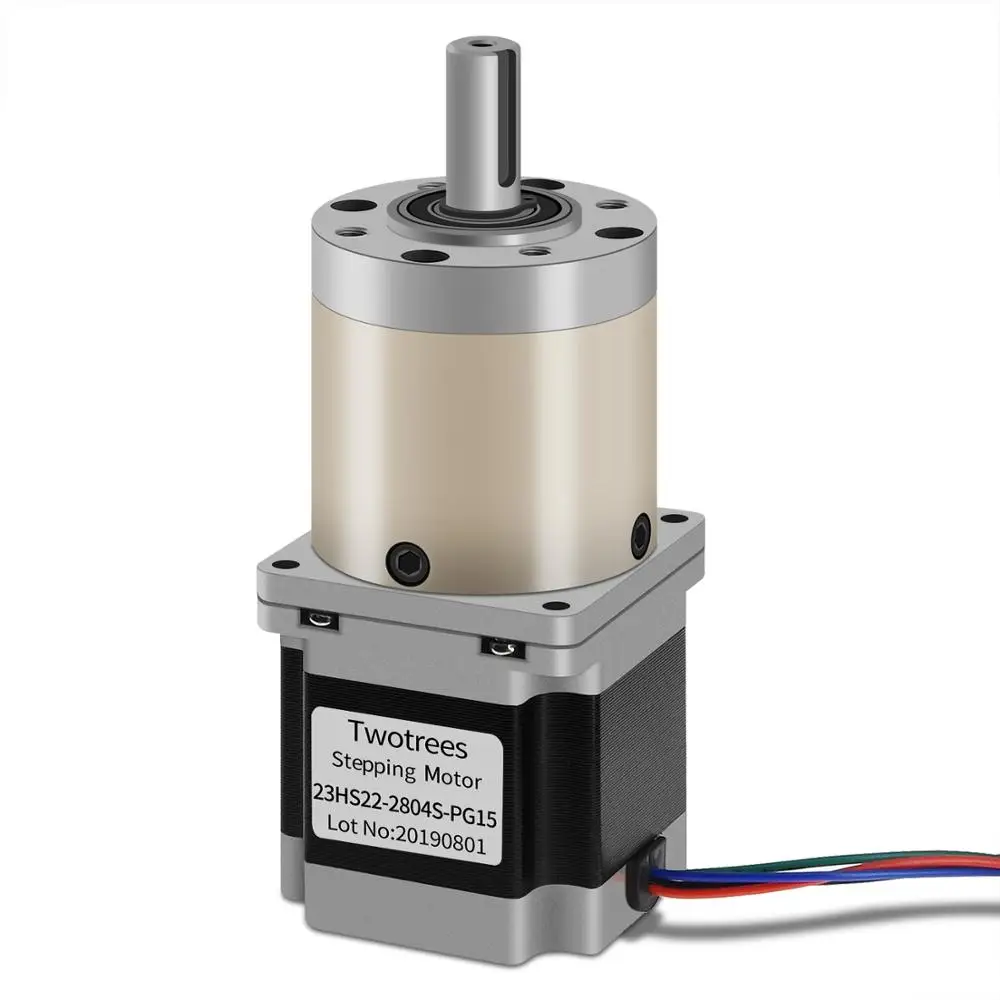 

Nema23 stepper motor gear ratio 15:1 Planetary Gearbox Nema 23 Stepper Motor 2.8A for DIY CNC Mill Lathe Router
