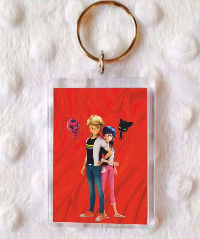 Брелок Леди Баг и Супер Кот №9 | Канцтовары для офиса дома