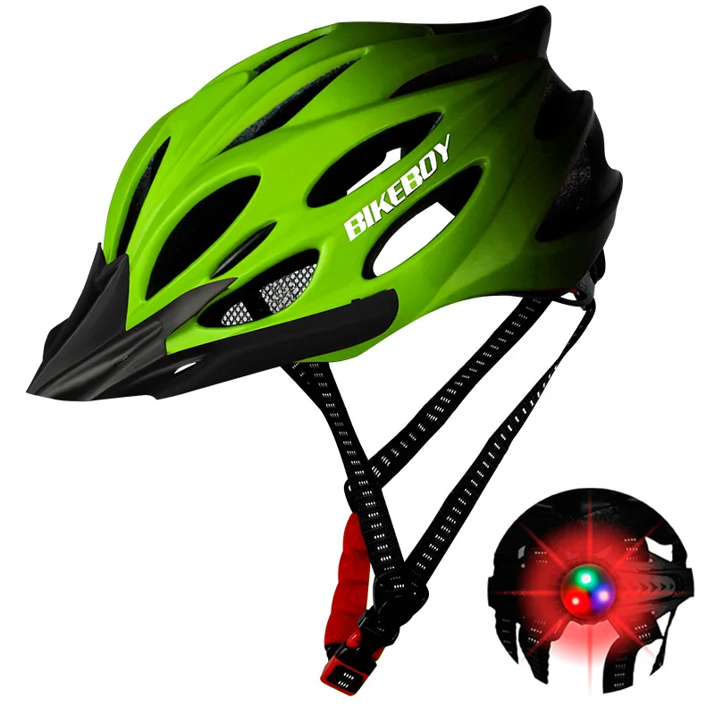 

Bikeboy MTB Bicycle Helmet Ultralight Racing Cycling Helmet Men Women Road Bike Mountain Bike Helmet With taillight