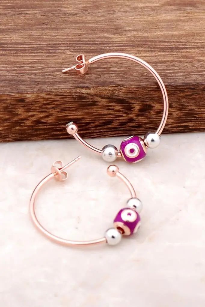 

Enamel Design Silver Trend Luck Earrings 2142 High Quality Hand Made Original Filigree Silver Jewellery Gift for Women