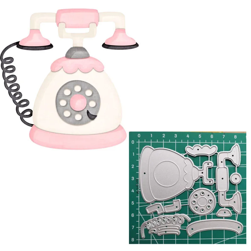 

Phone Tag Metal Cutting And Embossing Dies for Scrapbooking Dies Metal Nouveau Arrivage 2020
