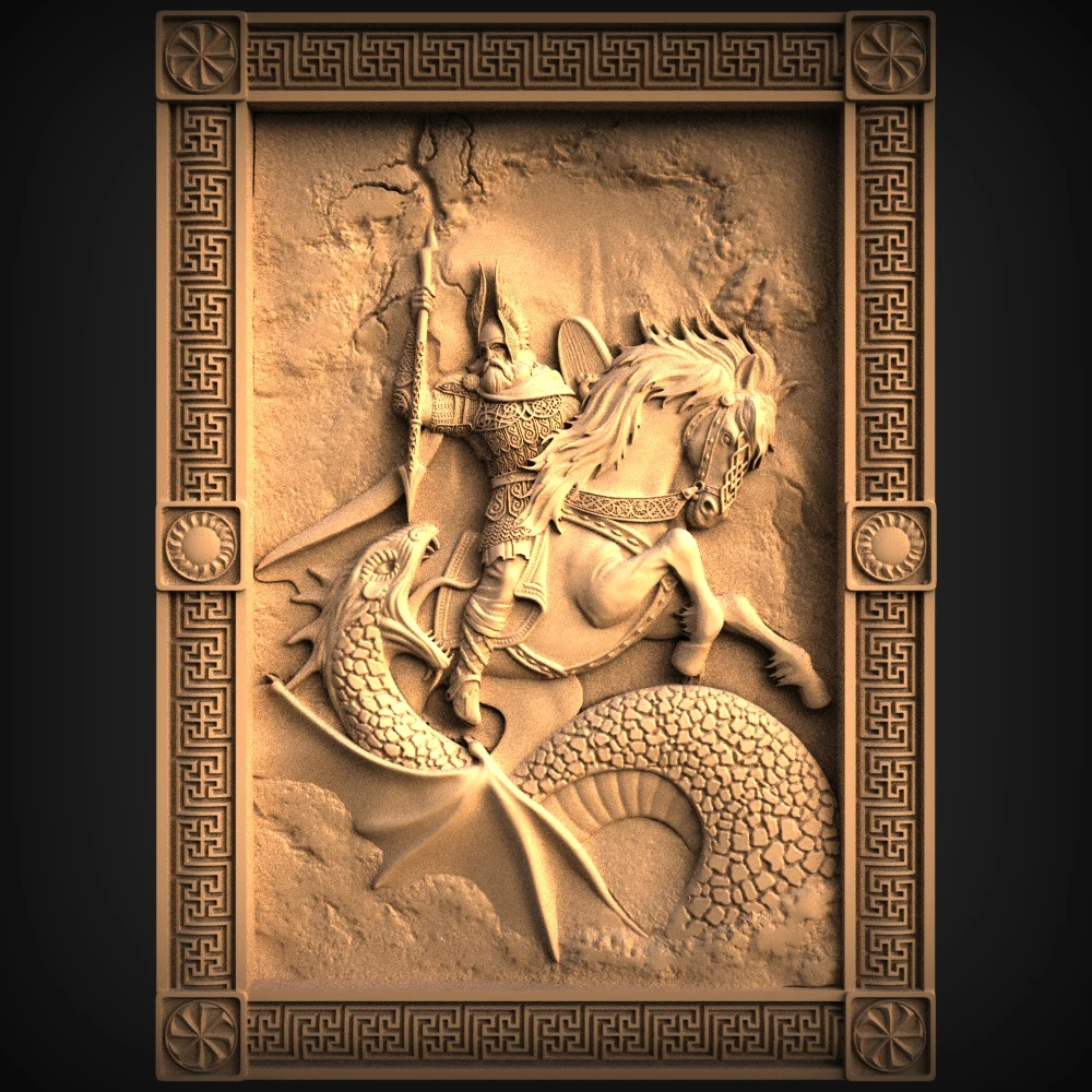 Рельефная модель STL 3D для маршрутизатора с ЧПУ принтер Artcam Aspire Bas Relief формат