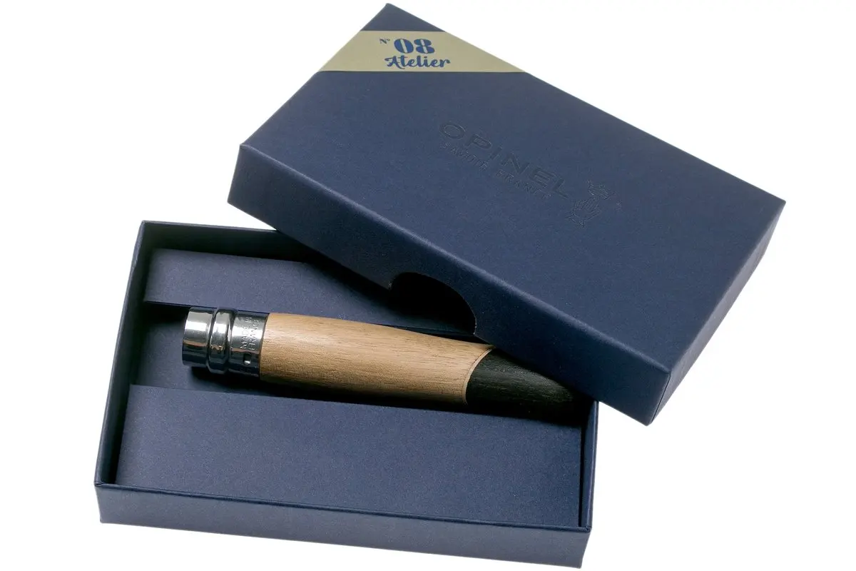 

Opinel No 8 Atelier Series Stainless Steel Pocket Knife Camping Hiking Trekking Outdoor Hunting Whittling Knife