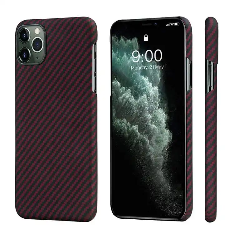 Чехол Pitaka MagEz для iPhone 11 Pro Max Чёрно коричневый|Бамперы| |