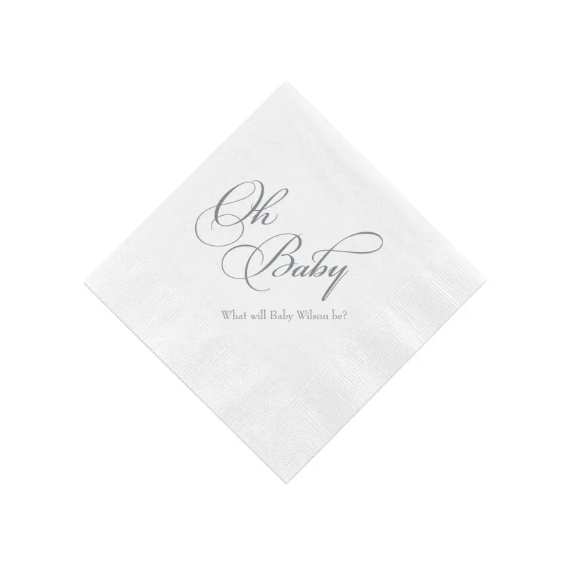 Цена Персонализированные детские салфетки с надписью «Oh Baby» по индивидуальному заказу