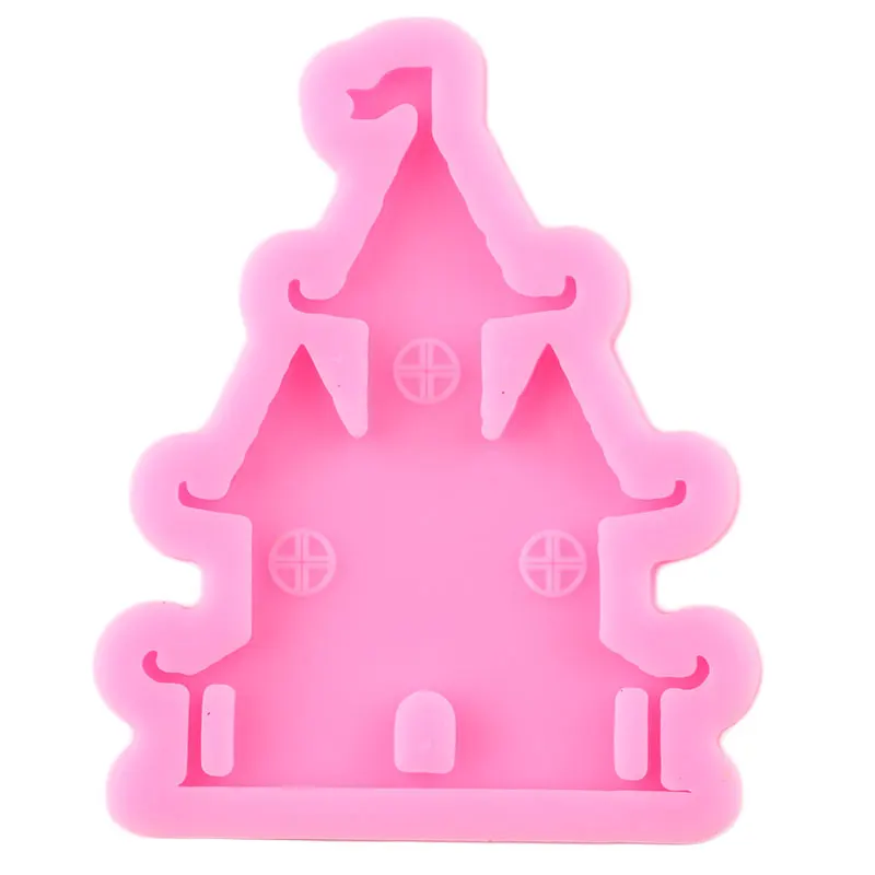 Хэллоуин Тыква брелок домик силиконовые формы замок для рукоделия ожерелье из