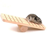 pet toy 1 pack hamster seesaw gift anti slip groove design small animals squirrels gerbils mice dwarfs rats rest and play