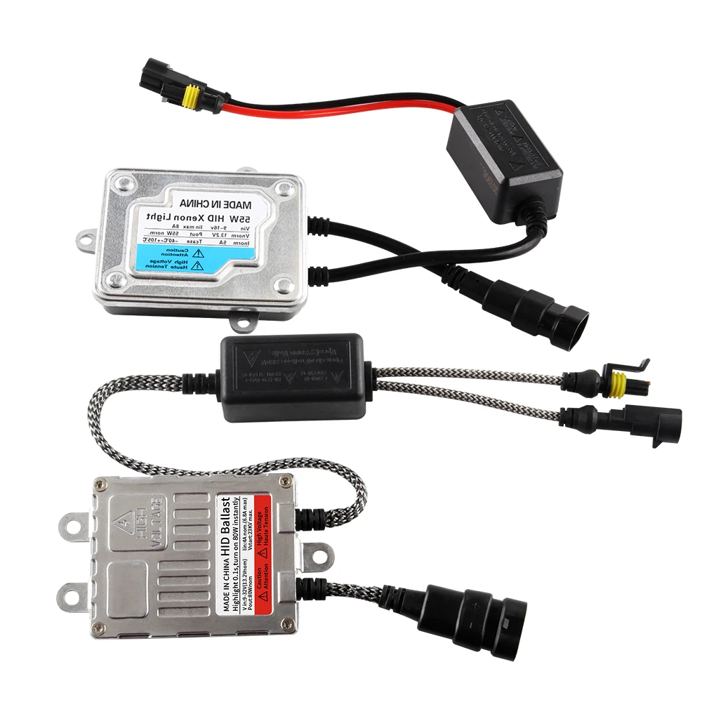 1pcs 80W 55W Slim HID Ballast H7 H1 H3 H8 H9 H11 D1 D2 9005 9006 9007 H4 Replacement Of Car Headlight Xenon Bulb 12V - купить по