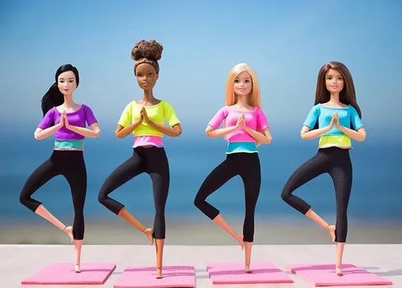 Оригинал барби DHL84 сделано в движении кукла бесконечный ход азиатская Кукла