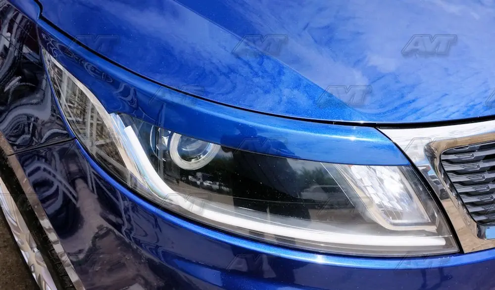 Реснички брови для Kia Rio III 2011- ABS пластиковые молдинги светильник s дизайн интерьера светильник для стайлинга автомобилей