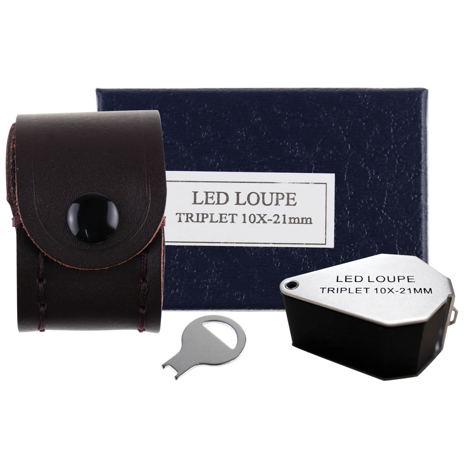 Мини лупа для ювелирных изделий с 10 кратным увеличением складные инструменты