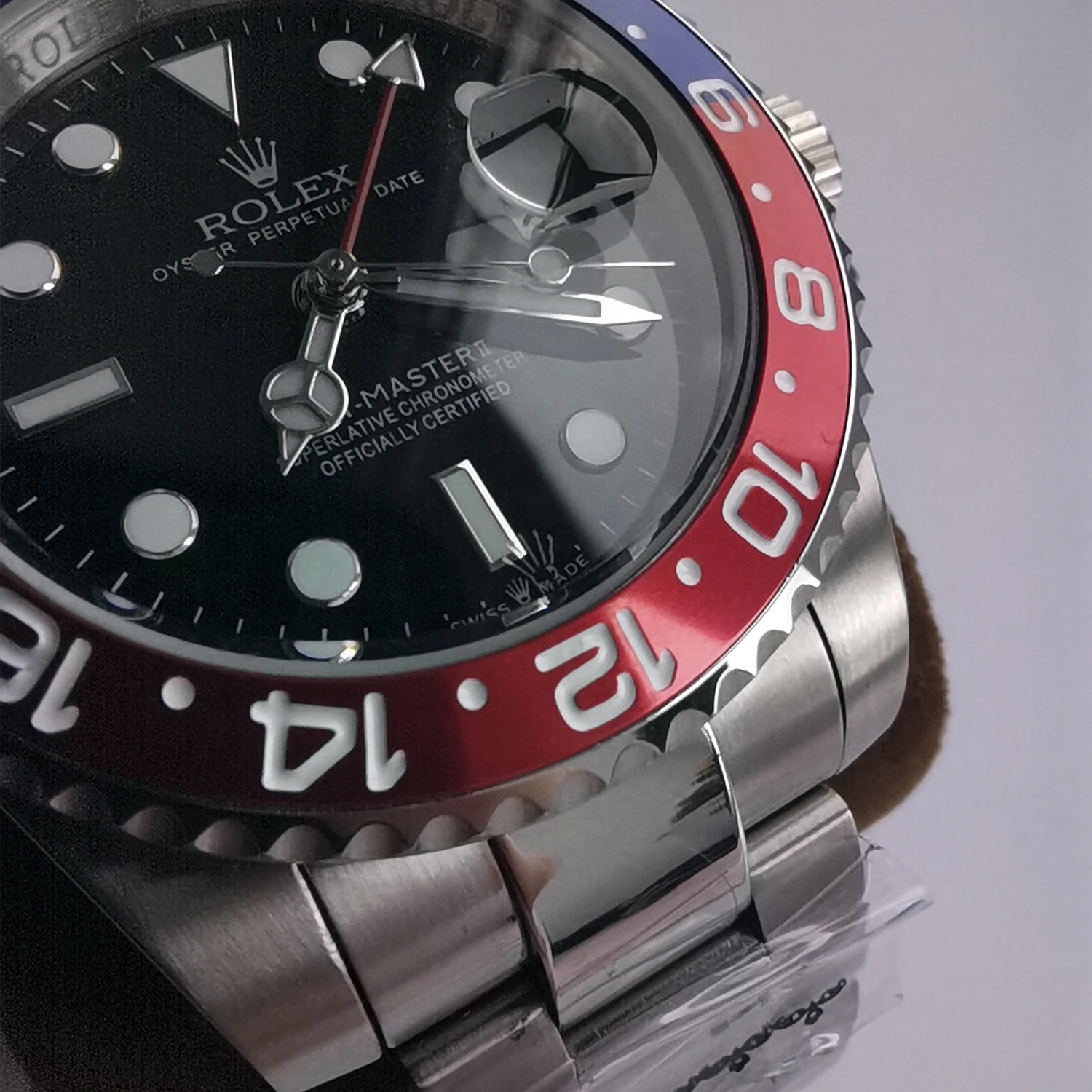 Часы Rolex GMT Master 2 Pepsi 126710BLRO Роскошные Наручные | часы