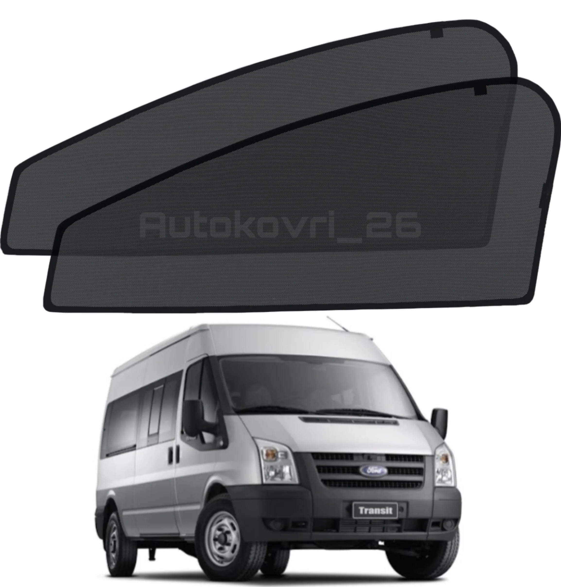 АВТОМОБИЛЬНЫЕ ШТОРКИ СЕТКИ КАРКАСНЫЕ НА ФОРД ТРАНЗИТ (06-13) FORD TRANSIT |