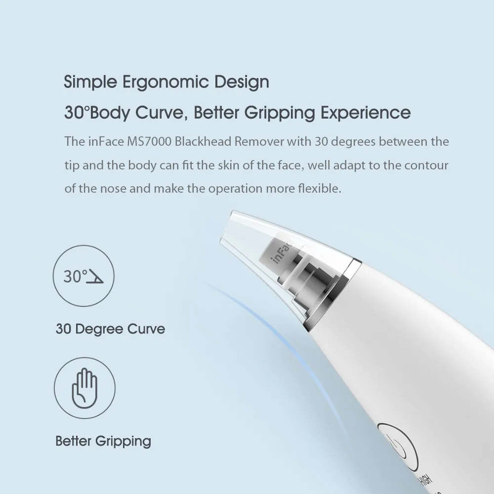 

inFace Blackhead Remover Skin Care Pore Vacuum Acne Pimple Removal Vacuum Suction Tool Facial Face Clean Machine