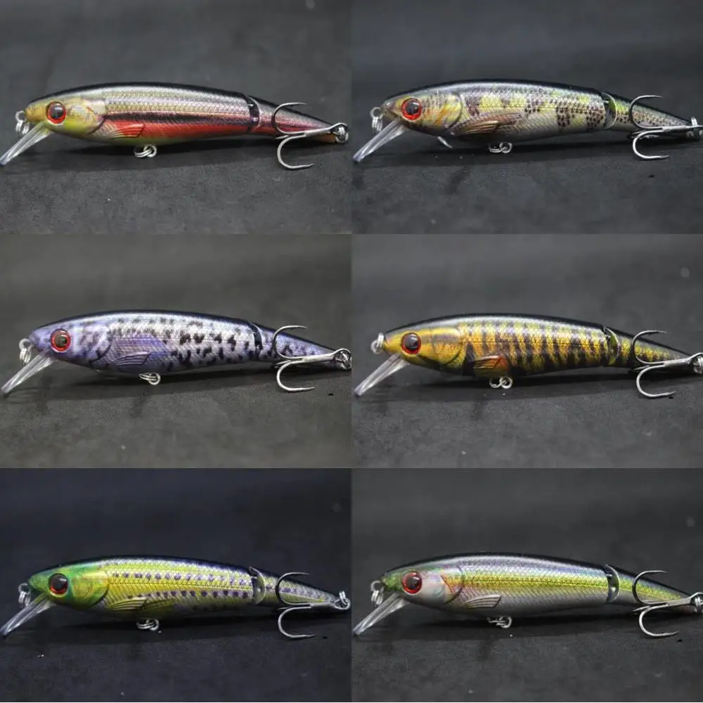 WLure 10 см 14 г шарнирное блесна Джеркбейт 2 сегмента плотный воблер Тонущая