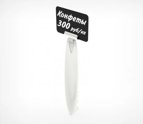 holder price tag labels plates in ice. 3 color to choose. DELI ICE SET card holders delhi paper label plastic slot transparent advertising shop menu