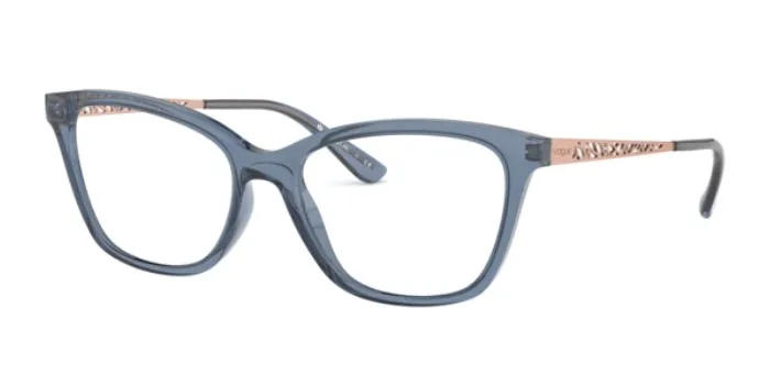 Vogue 5285 2762 51 Woman Optical Frames, Transparent Blue  Frames, High Quality Eyeglass Frames