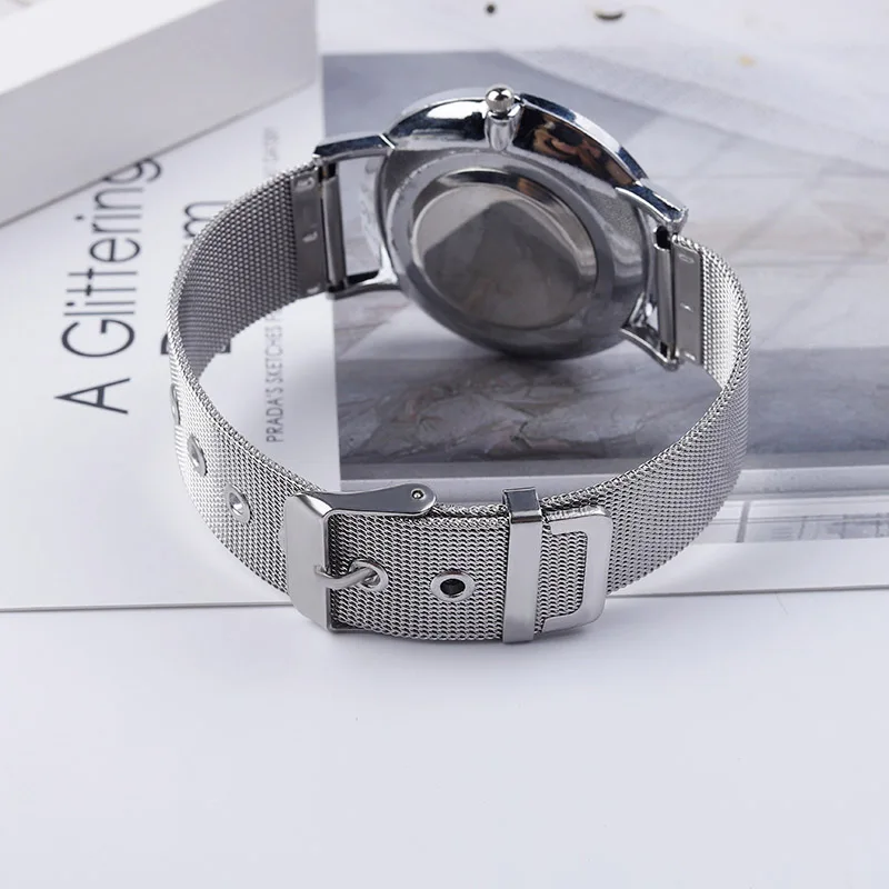 Женские кварцевые наручные часы с ремешком из нержавеющей стали|Женские часы| |