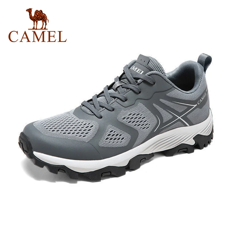 

CAMEL Outdoor Hiking Shoes Men Breathable Mesh Trekking Climbing Sports Leisure Non-slip Men Sneakers Spring Summer 2021 New