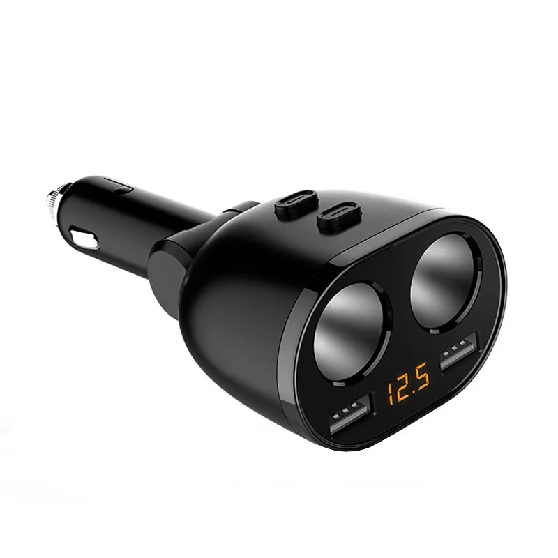 Двойной USB зарядный двухточечный дымовой отверстие с независимым переключателем