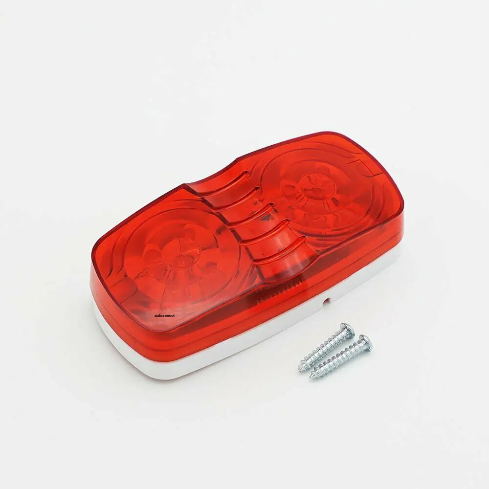 10 шт. DC12V Боковой габаритный фонарь автомобильный прицеп светодиодный F5 диоды