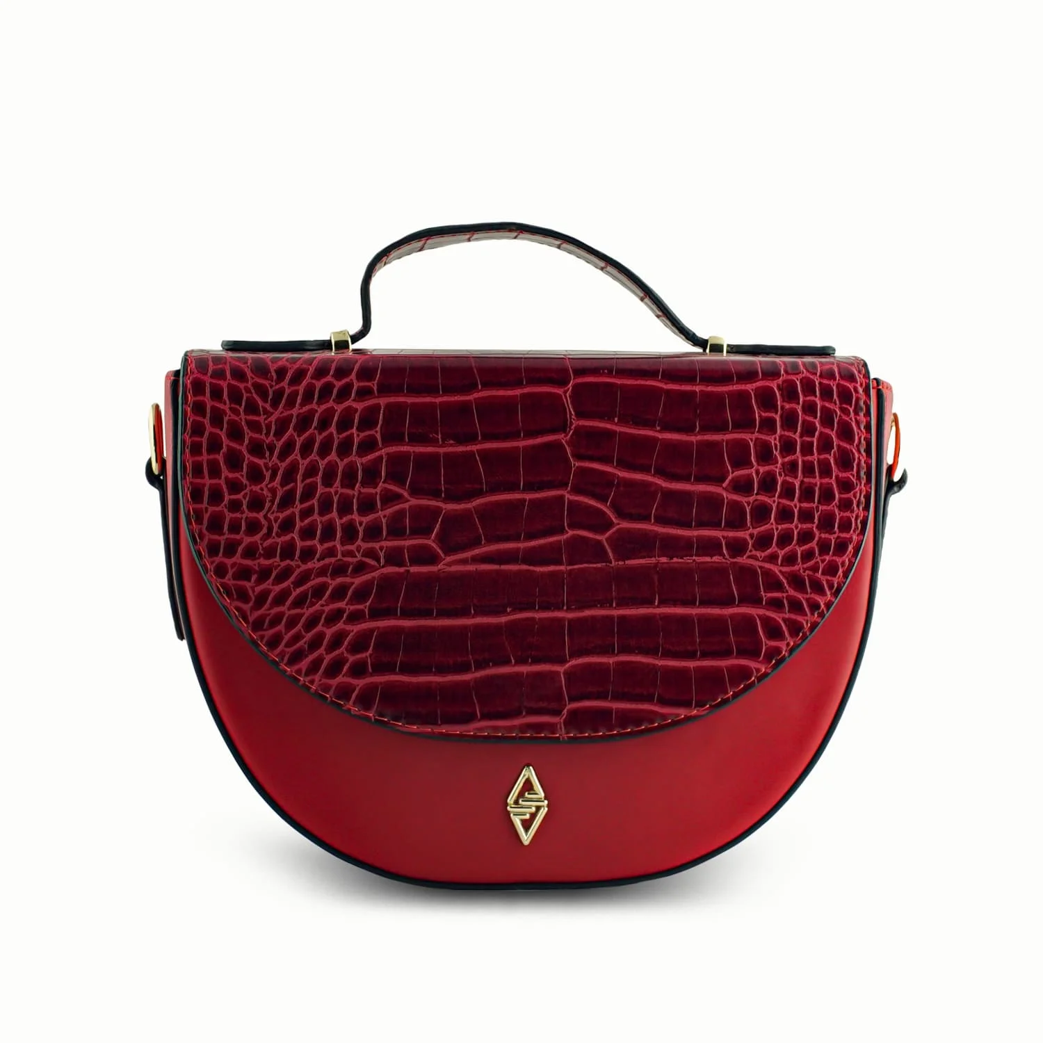 

ECRN BAG Red Cross Pendant Women Hand Bag