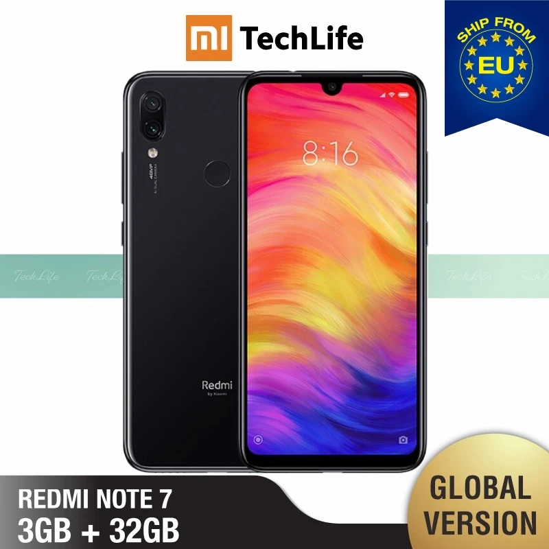 Глобальная версия Redmi Note 7 32 Гб rom 3 ram (Совершенно новая/запечатанная) note note7| |
