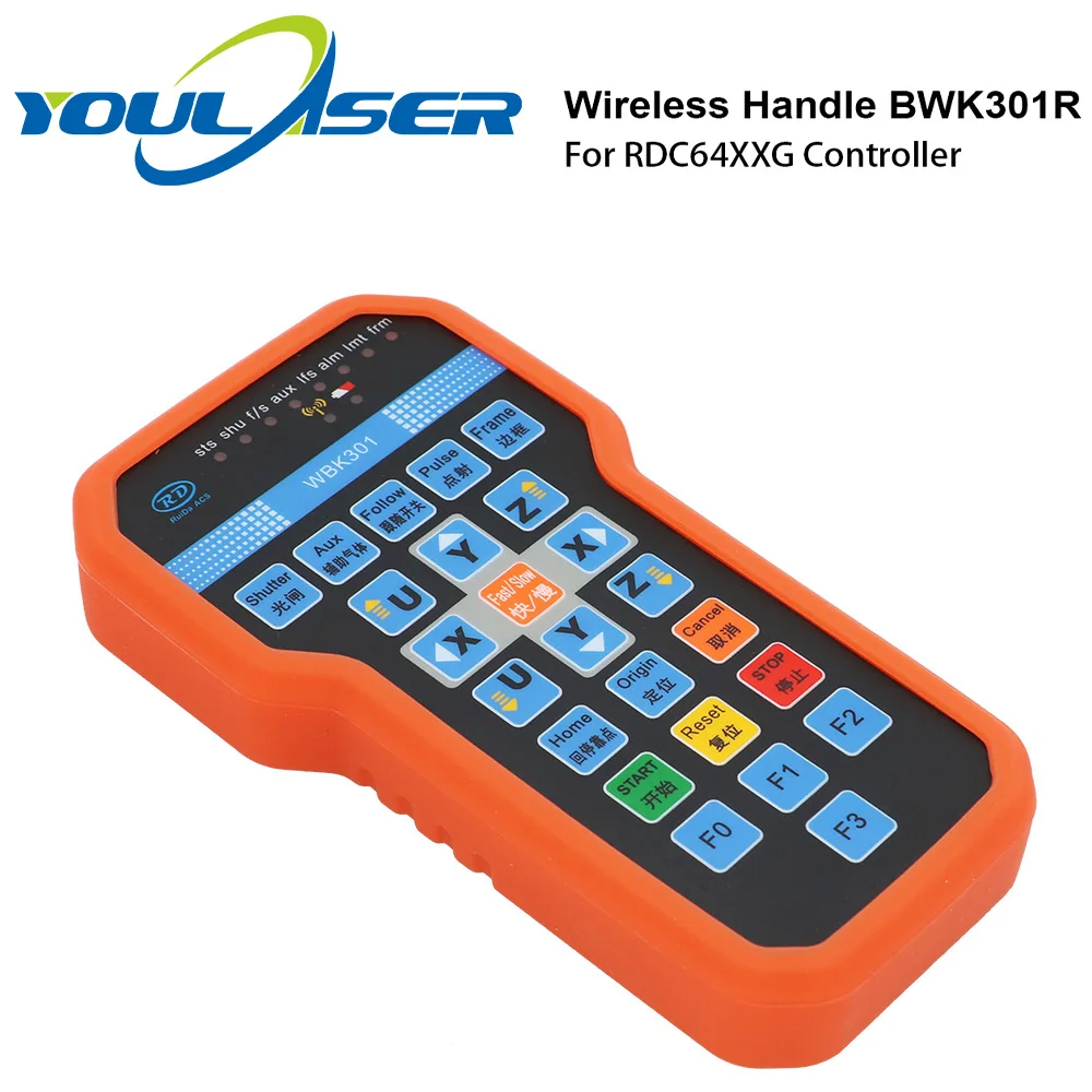 Ruida Беспроводной ручка управления BWK301R BWK301T для RDC6442G RDC6442S RDC6332M|Контроллер с ЧПУ| |